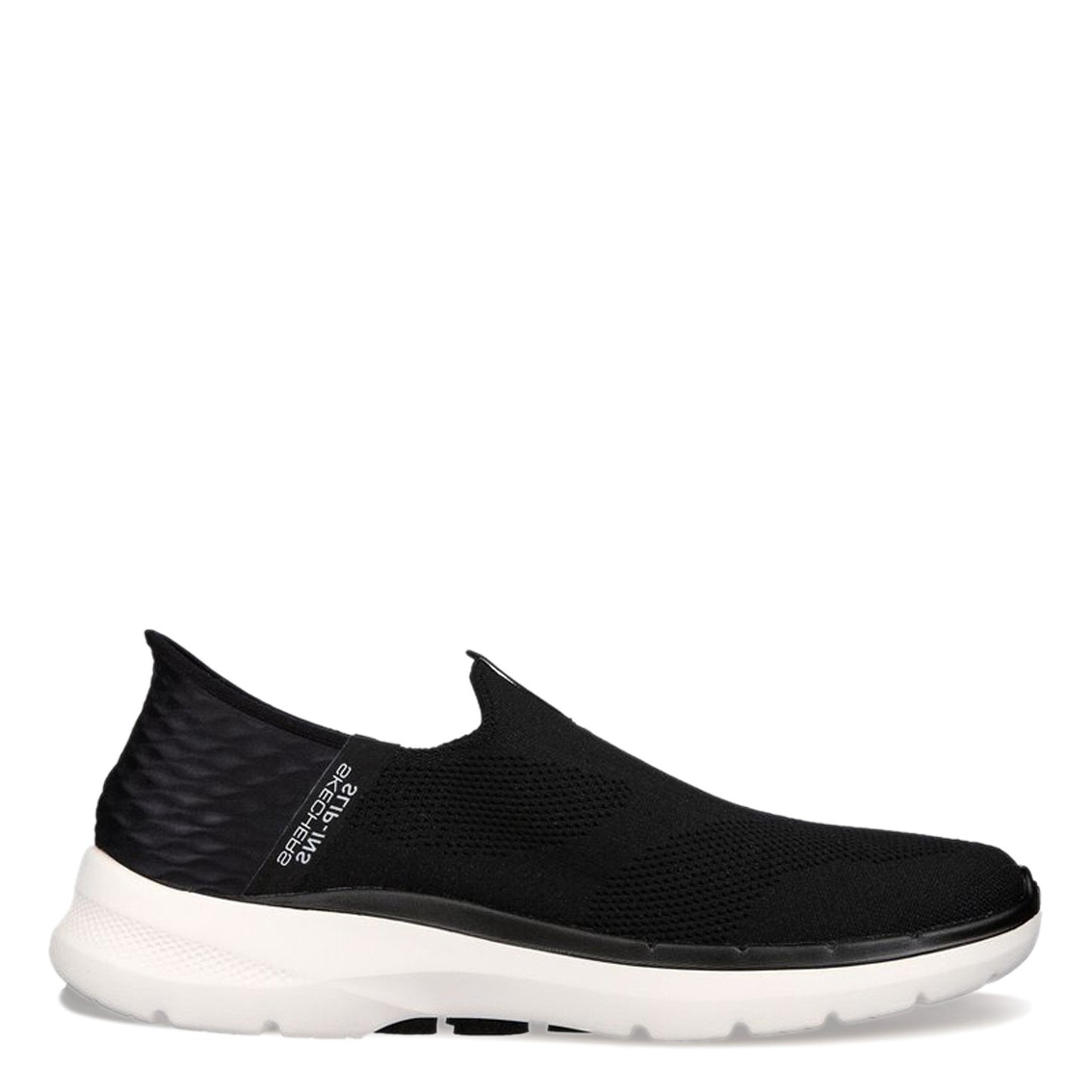 Peltz Shoes  Men's Skechers Slip-ins: GO WALK 6 - Easy On Sneaker - Wide Width BLACK 216278WW-BLK