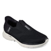 Peltz Shoes  Men's Skechers Slip-ins: GO WALK 6 - Easy On Sneaker - Wide Width BLACK 216278WW-BLK