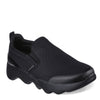 Peltz Shoes  Men's Skechers GO WALK Massage Fit – Ripple Sneaker BLACK 216408-BBK