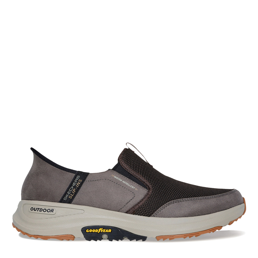 Men's Skechers Slip-ins: GO WALK Outdoor - Andes II Hiking Shoe BROWN 216425-BRN