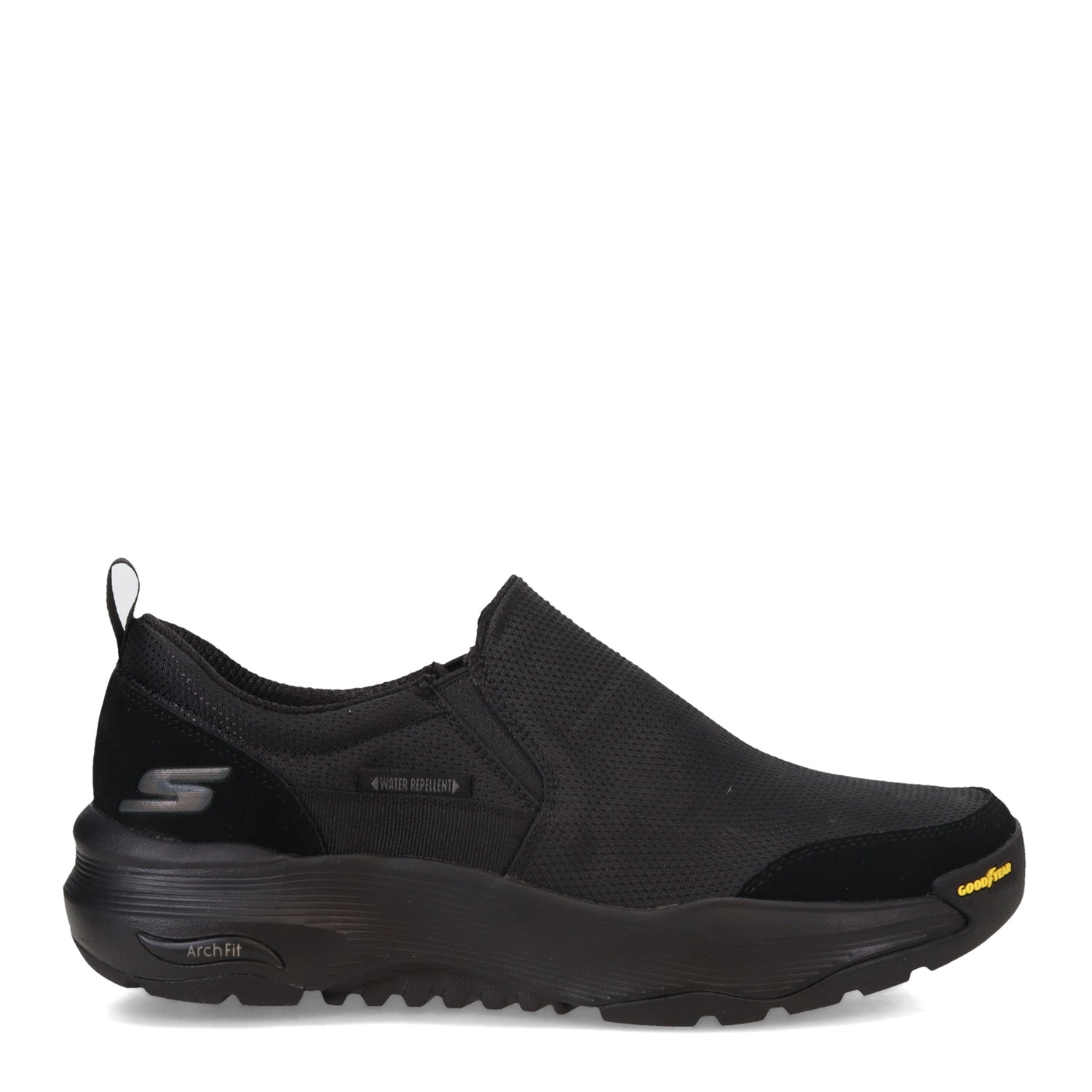 Peltz Shoes  Men's Skechers GO WALK Arch Fit Outdoor - Castle Rock Hiking Shoe Black 216461-BBK