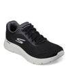 Peltz Shoes  Men's Skechers GO WALK Flex – Remark Walking Shoe Black Grey 216486-BKGY