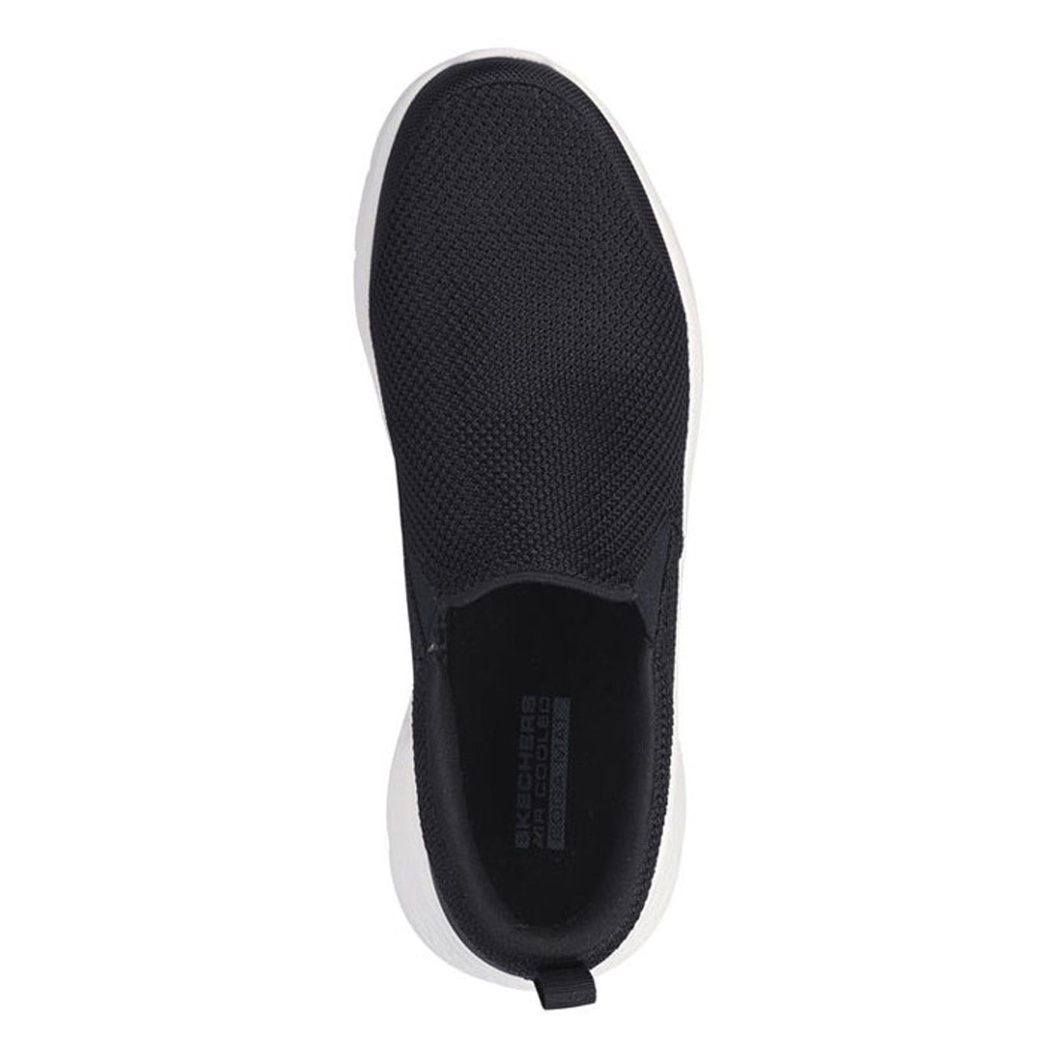 Peltz Shoes  Men's Skechers GO WALK Flex - Impeccable II Walking Shoe Black White 216492-BKW