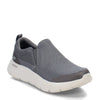 Peltz Shoes  Men's Skechers GO WALK Flex - Impeccable II Sneaker Charcoal 216492-CHAR