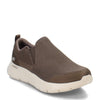 Peltz Shoes  Men's Skechers GO WALK Flex - Impeccable II Sneaker - Wide Width Khaki 216492WW-KHK