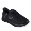 Peltz Shoes  Men's Skechers Slip-ins: GO WALK Flex - Hands Up Sneaker - Wide Width Black 216496WW-BBK