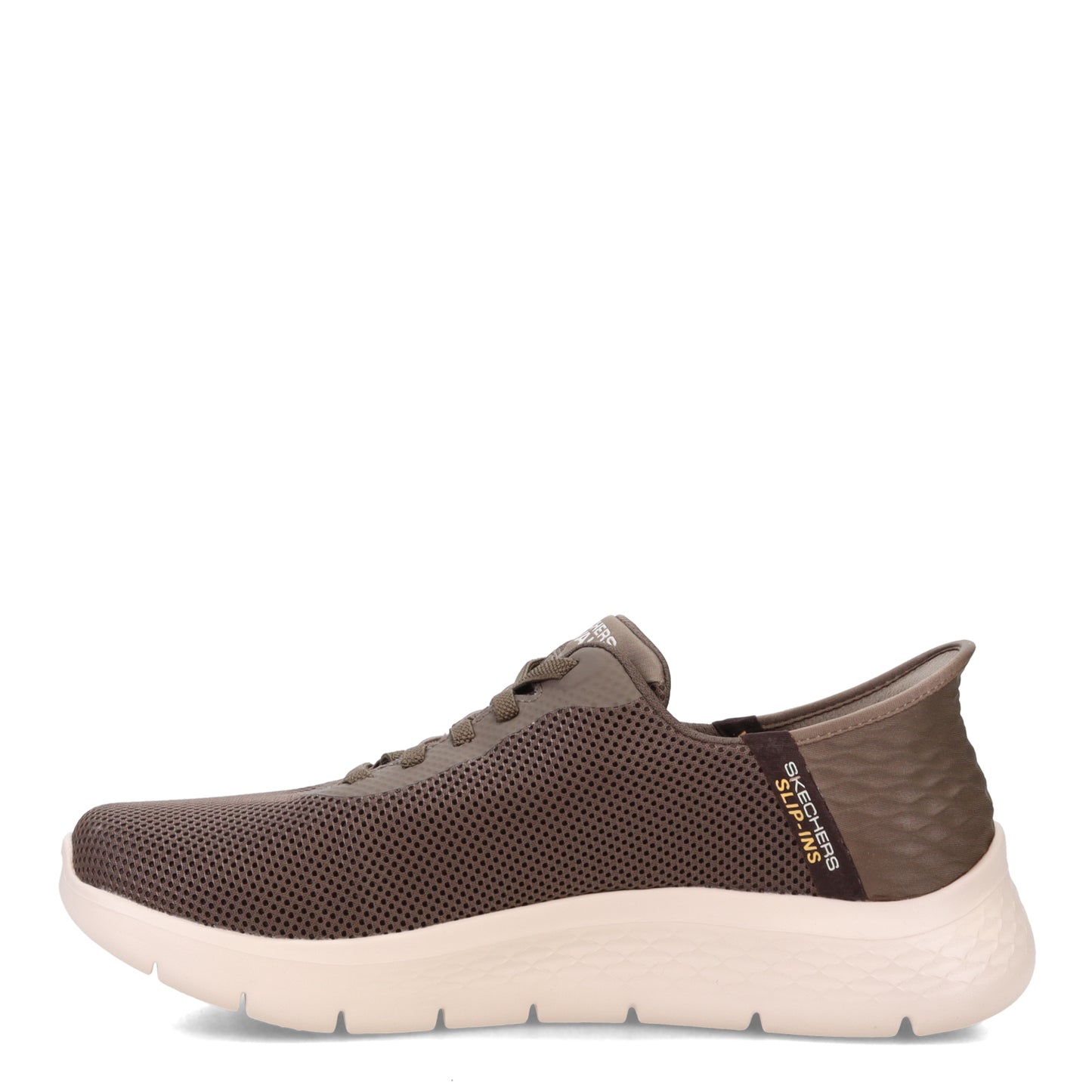 Peltz Shoes  Men's Skechers Slip-ins: GO WALK Flex - Hands Up Sneaker - Wide Width Brown 216496WW-BRN
