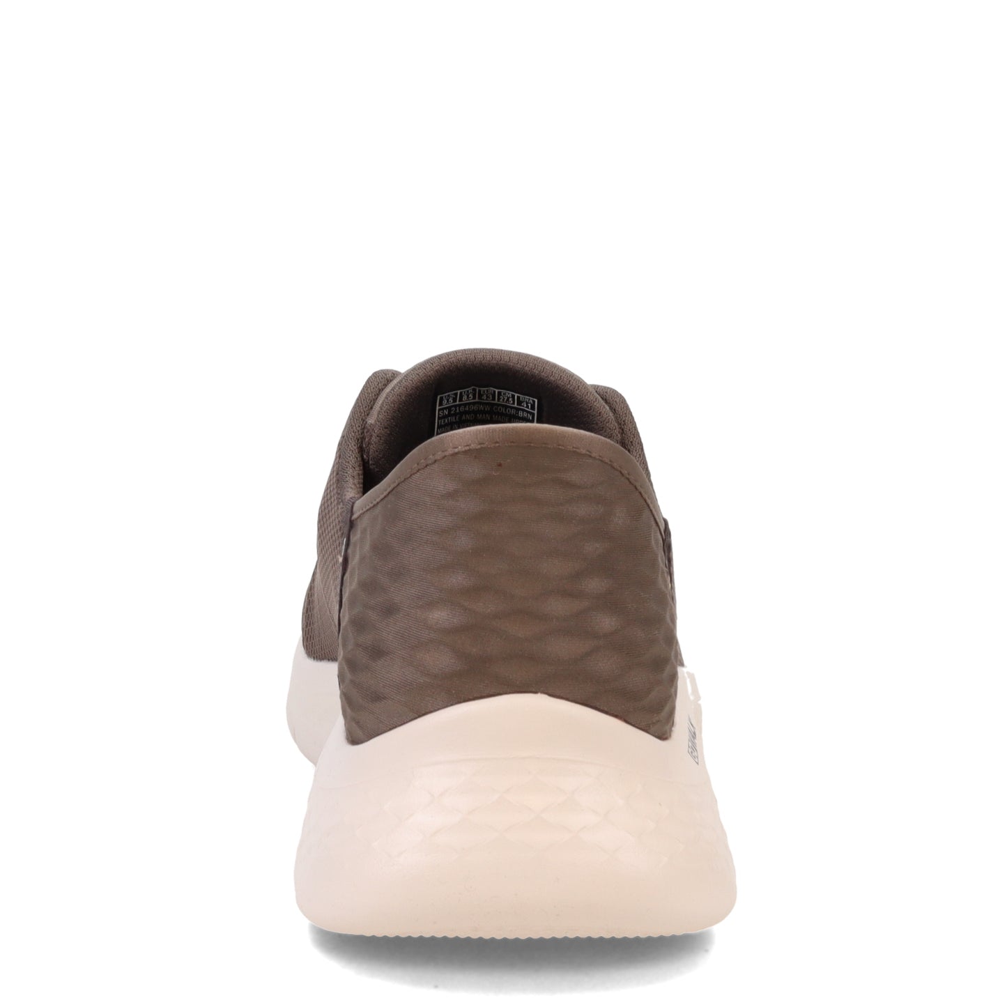 Peltz Shoes  Men's Skechers Slip-ins: GO WALK Flex - Hands Up Sneaker - Wide Width Brown 216496WW-BRN