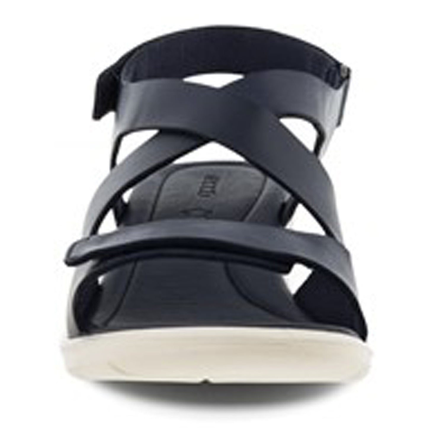 Peltz Shoes  Women's Ecco Felicia Cross Sandal BLUE 216643-02303