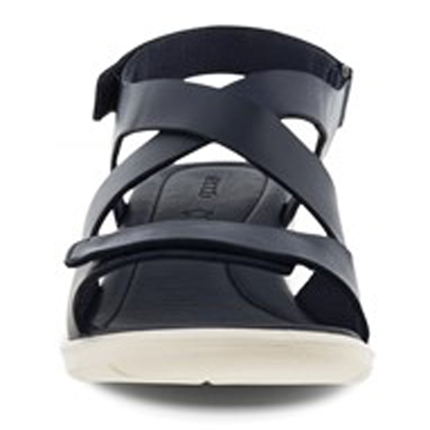 Peltz Shoes  Women's Ecco Felicia Cross Sandal BLUE 216643-02303