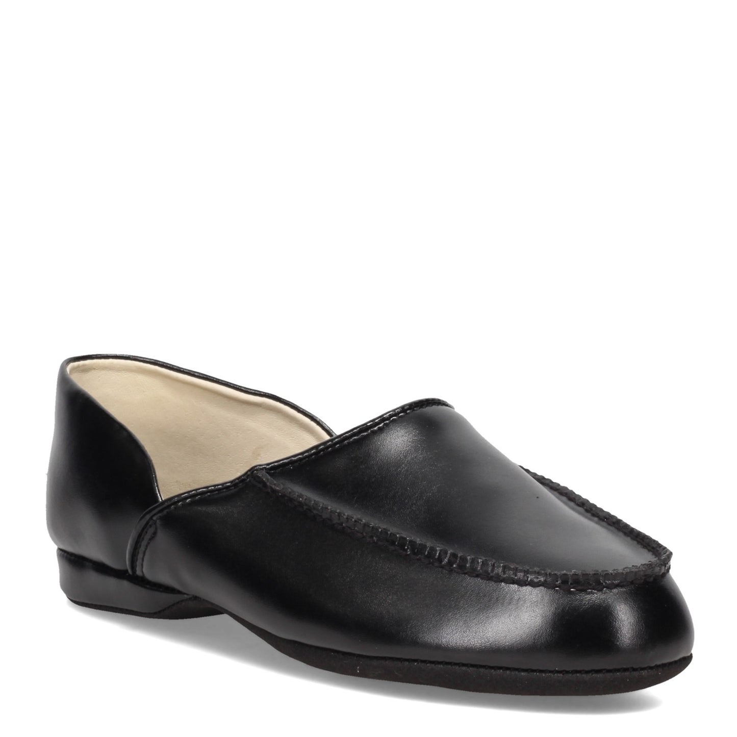Peltz Shoes  Men's L.B. Evans Chicopee  Slipper BLACK 2199