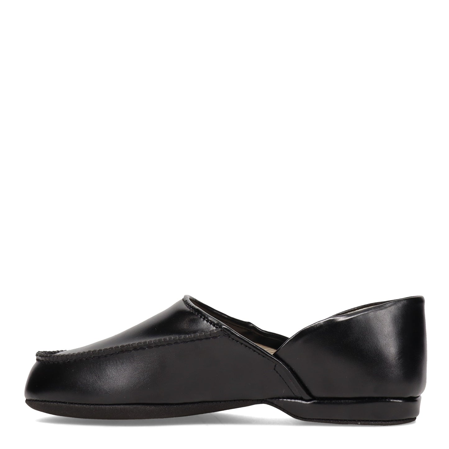 Peltz Shoes  Men's L.B. Evans Chicopee  Slipper BLACK 2199