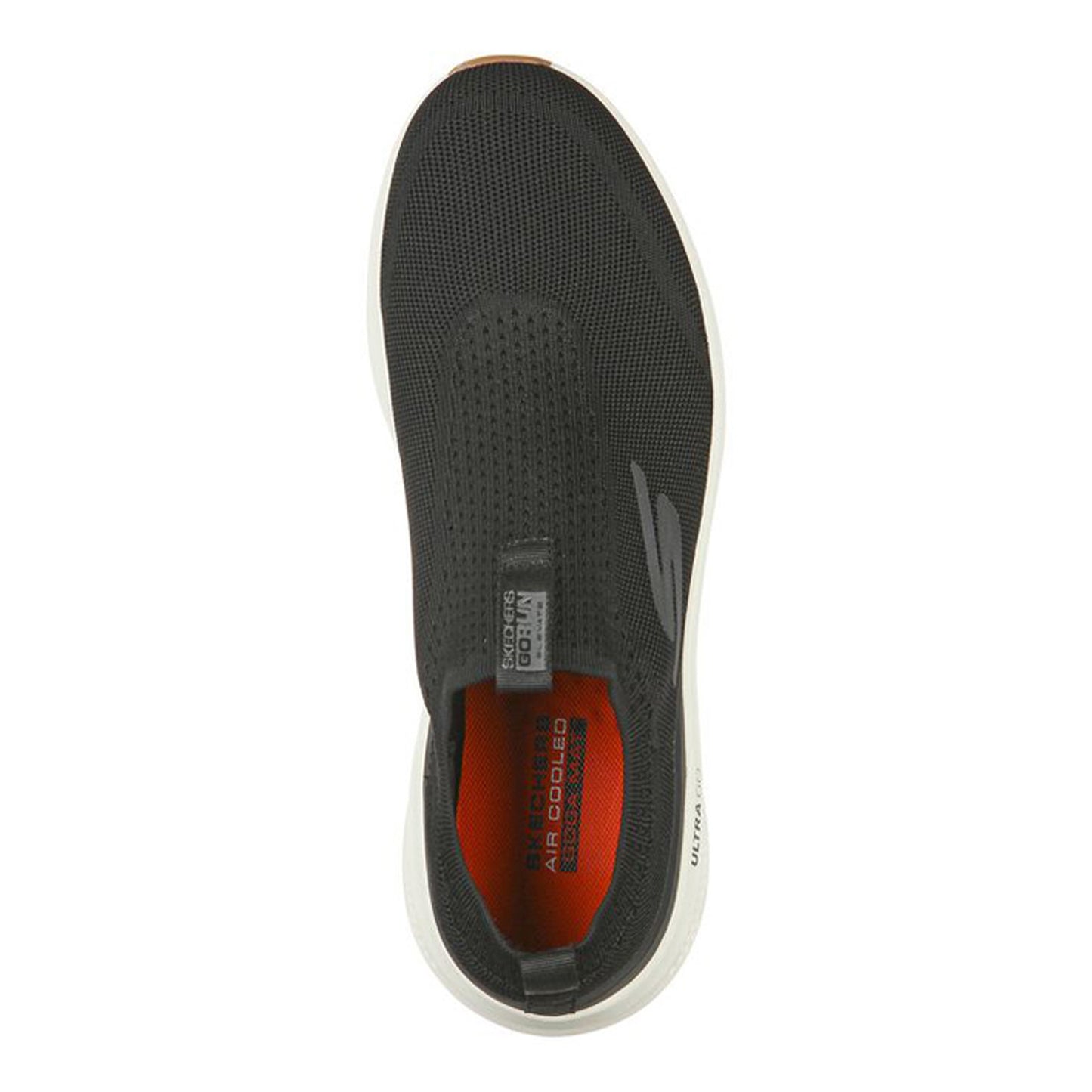 Peltz Shoes  Men's Skechers GOrun Elevate - Upraise Sneaker - Wide Width BLACK  WHITE 220185WW-BKW