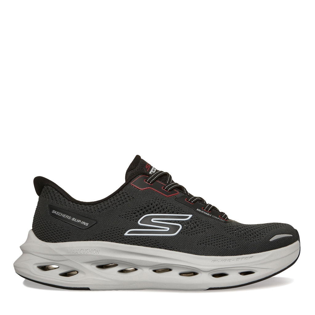 Men's Skechers Slip-ins: Max Cushioning Glide-Step - Oaklin Sneaker BLACK GREY 220416-BKGY