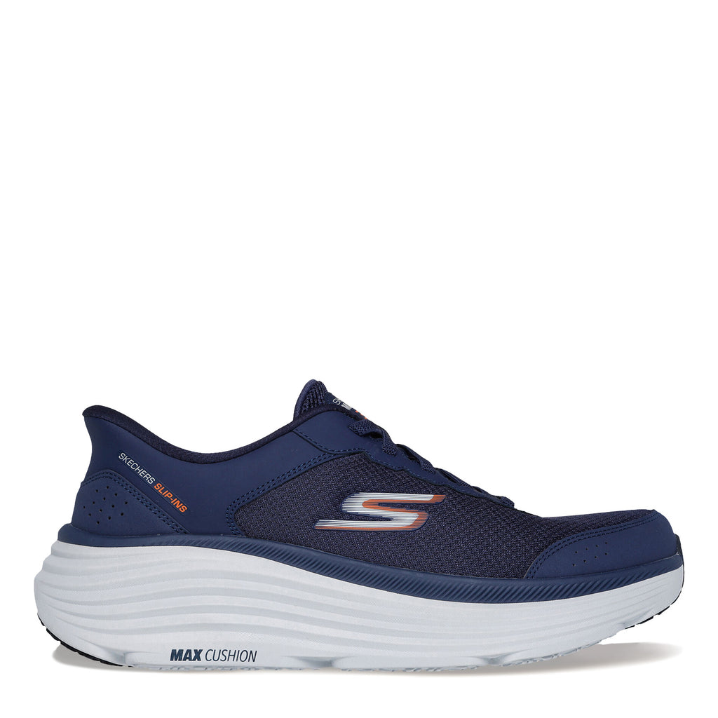 Men's Skechers Slip-ins: Max Cushioning Endeavour - Cardova Running Shoe NAVY ORANGE 220610-NVOR