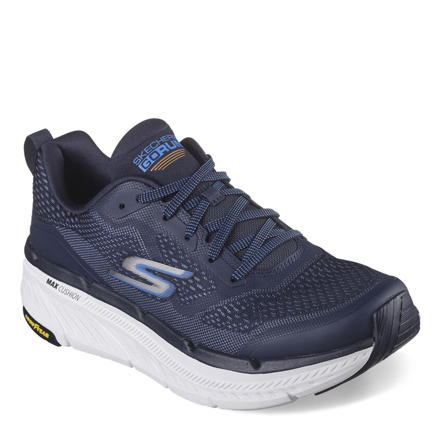 Peltz Shoes  Men's Skechers Max Cushioning Premier Sneaker - Wide Width Navy 220840WW-NVY