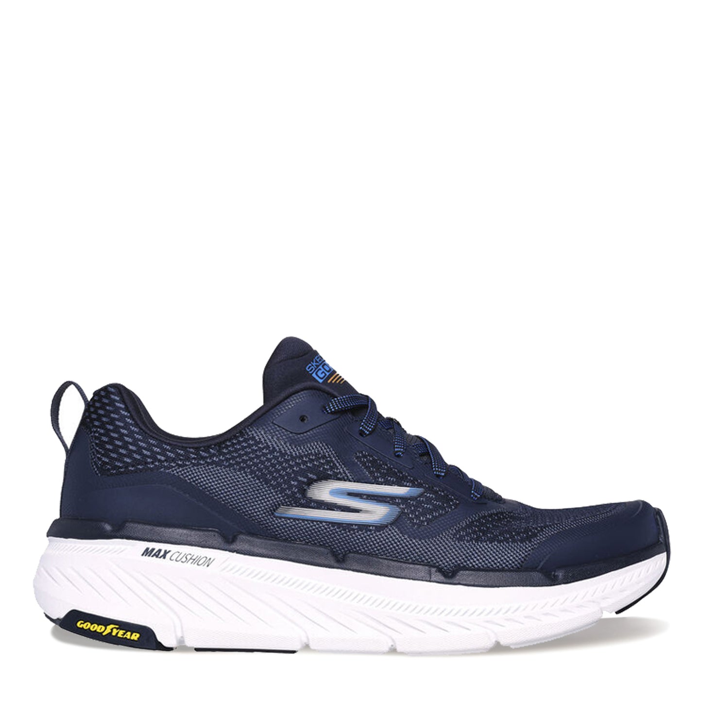Peltz Shoes  Men's Skechers Max Cushioning Premier Sneaker - Wide Width Navy 220840WW-NVY