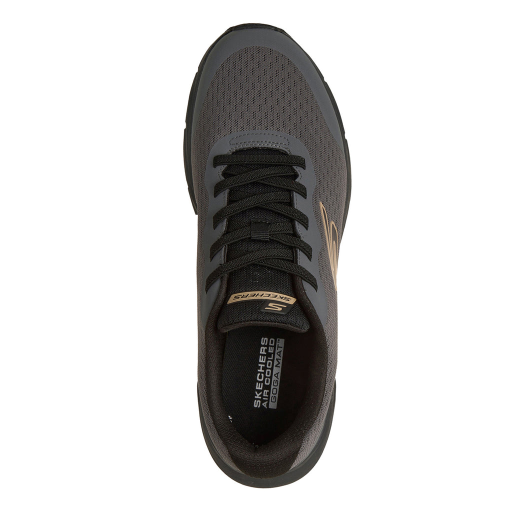 Men's Skechers Glide Step Vortex - Avalin Sneaker Walking Shoe CHARCOAL 221041-CHAR