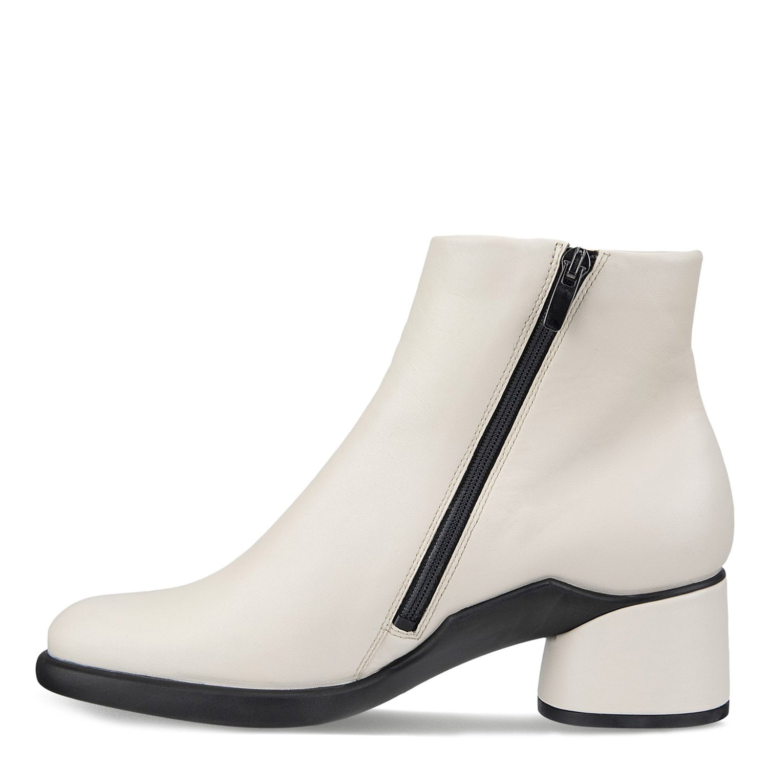 Peltz Shoes  Women's Ecco Sculpted LX Ankle Boot Off White 222413-01378