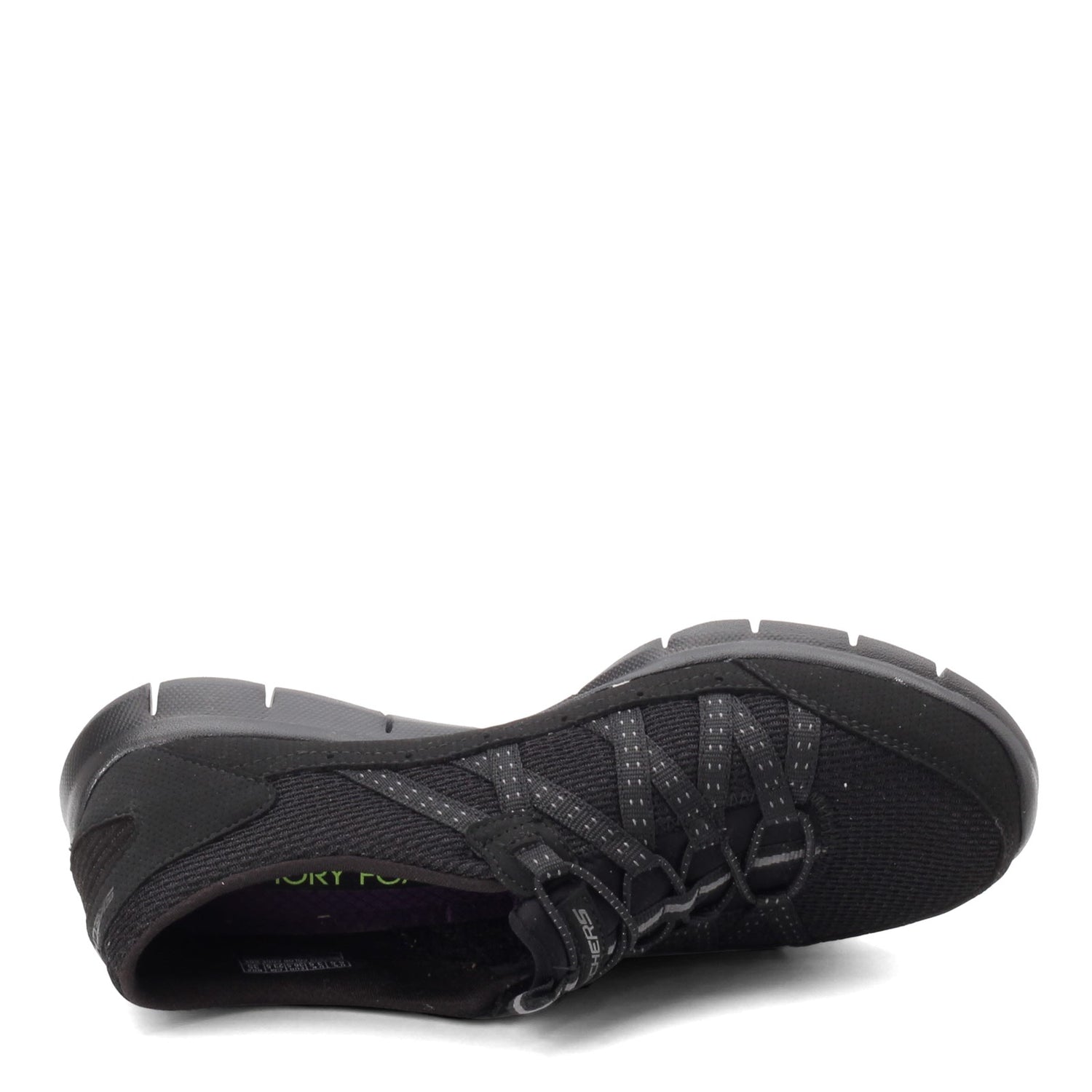 Peltz Shoes  Women's Skechers Gratis - Strolling Sneaker BLACK 22823-BBK