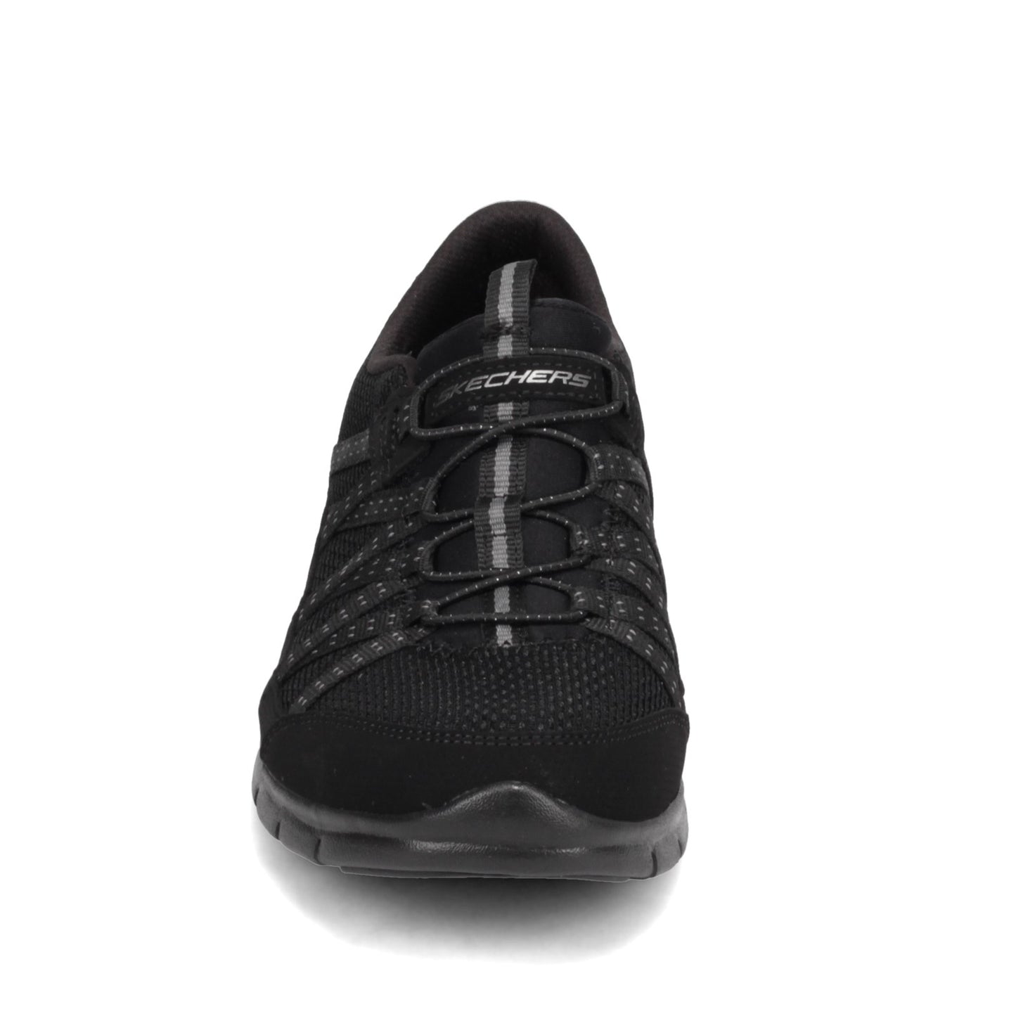 Peltz Shoes  Women's Skechers Gratis - Strolling Sneaker BLACK 22823W-BBK