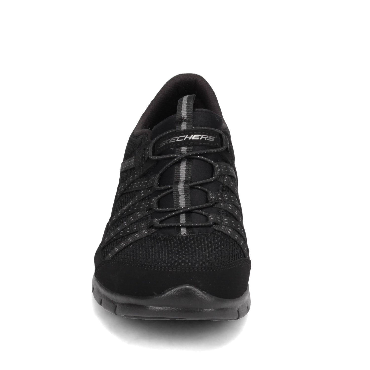 Peltz Shoes  Women's Skechers Gratis - Strolling Sneaker BLACK 22823W-BBK