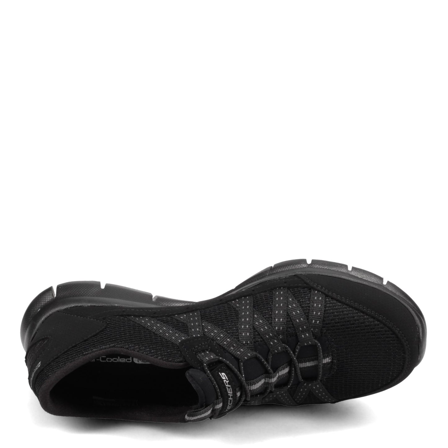 Peltz Shoes  Women's Skechers Gratis - Strolling Sneaker BLACK 22823W-BBK