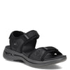 Peltz Shoes  Men's Skechers GOwalk Arch Fit Sandal BLACK / CHARCOAL 229020-BKCC
