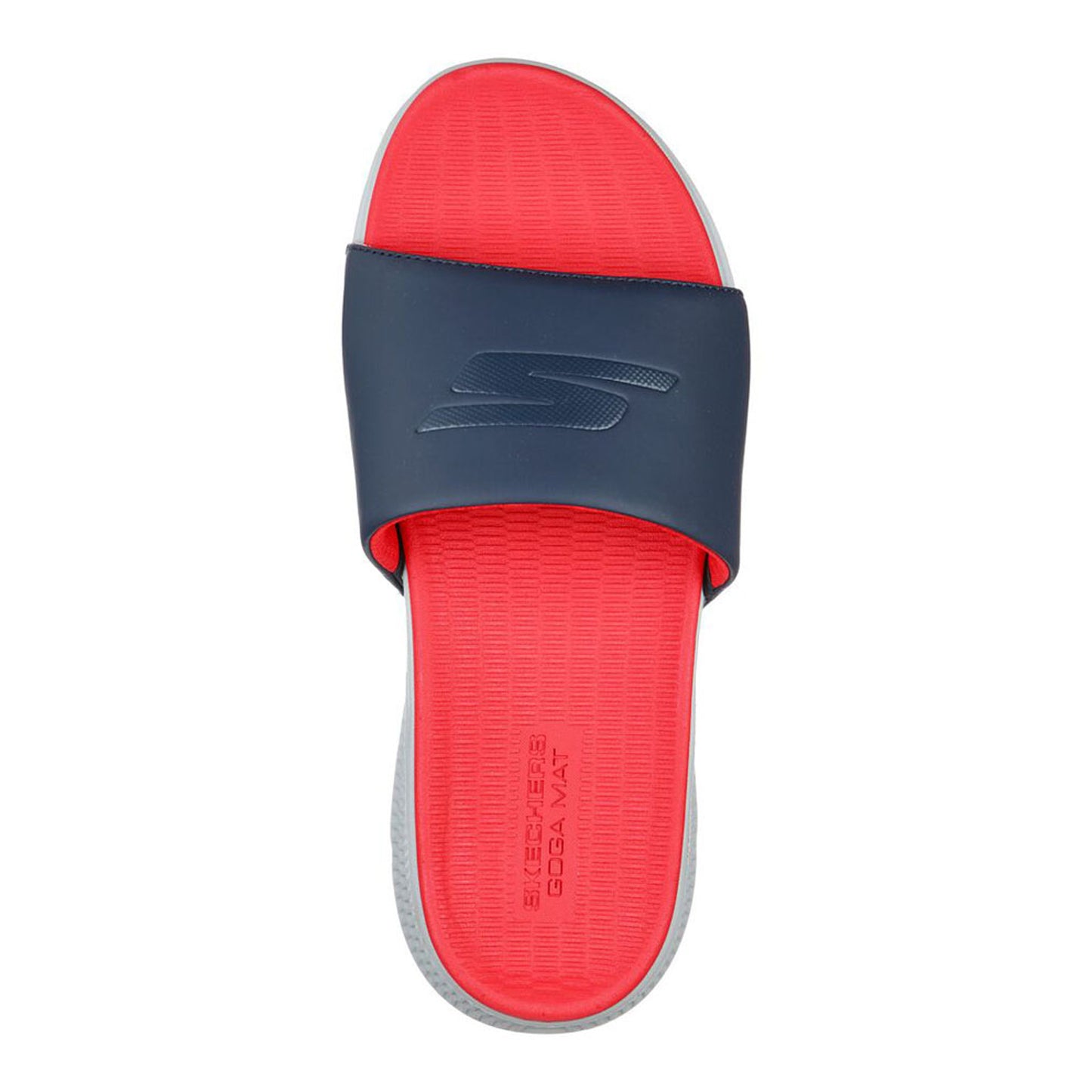 Peltz Shoes  Men's Skechers GO Consistent Sandal NAVY RED 229030-NVRD