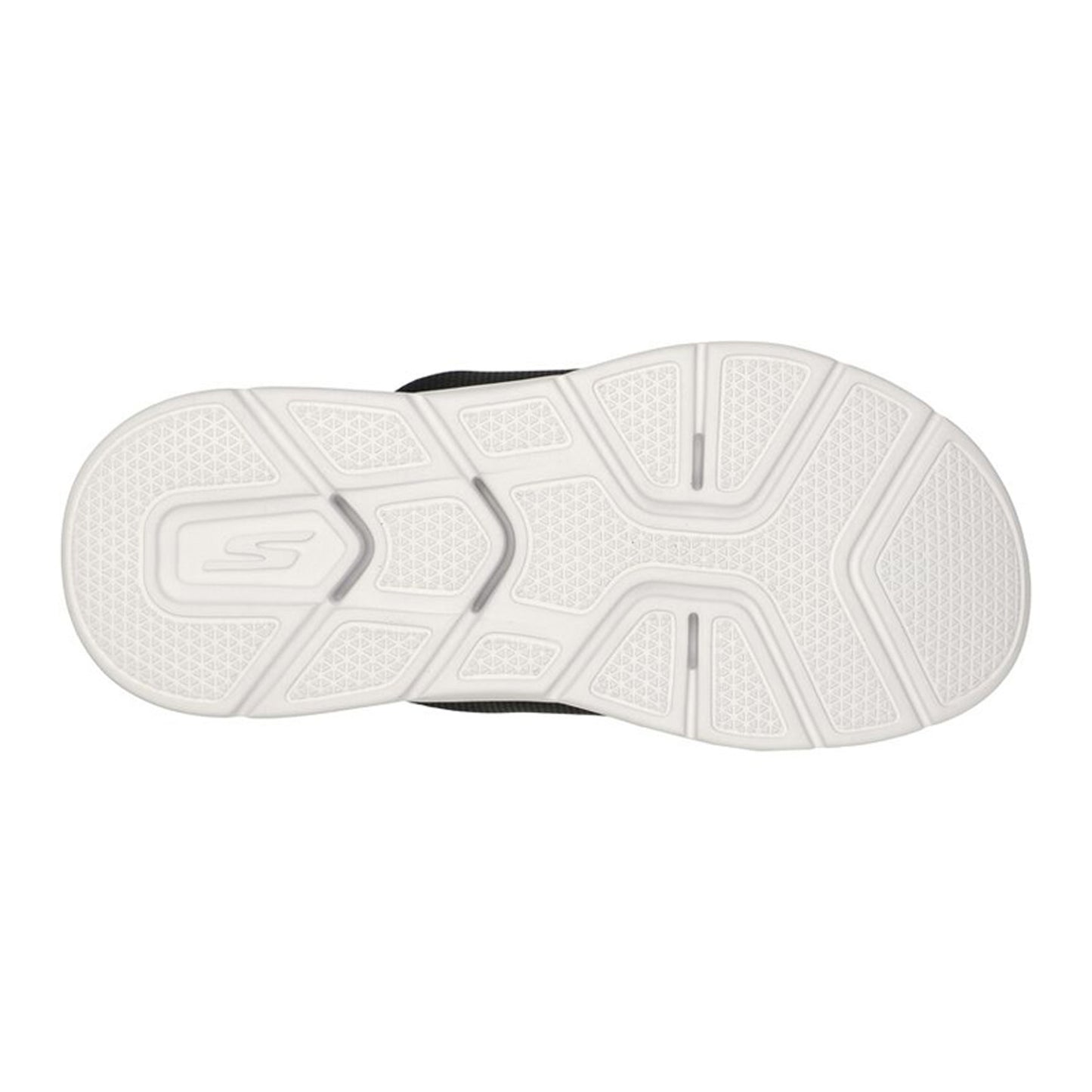 Peltz Shoes  Men's Skechers GO Consistent Sandal - Synthwave Sandal BLACK / WHITE 229035-BLK