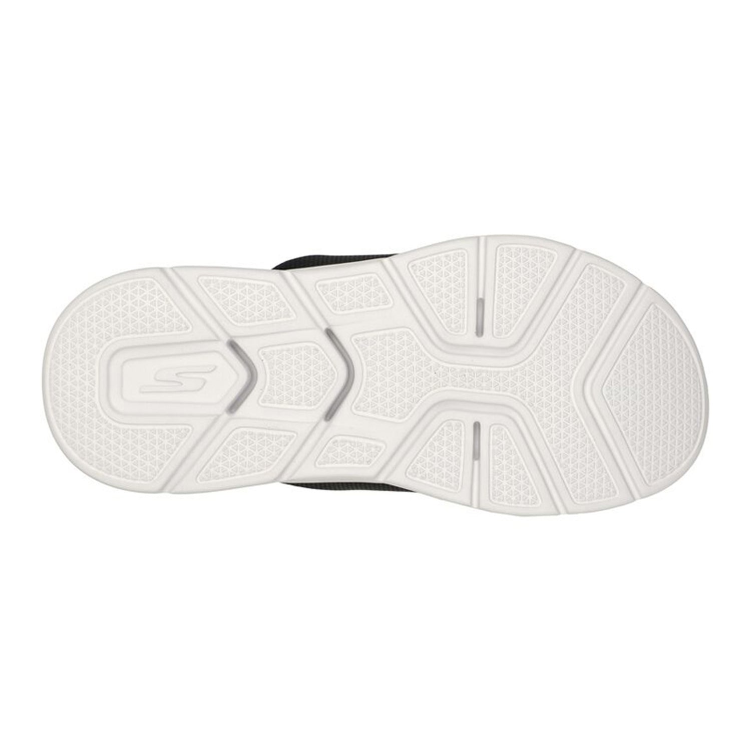 Peltz Shoes  Men's Skechers GO Consistent Sandal - Synthwave Sandal BLACK / WHITE 229035-BLK