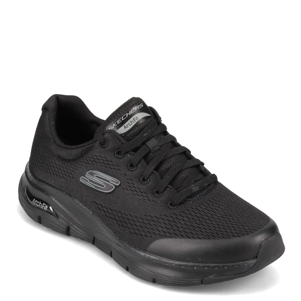 Men's Skechers Arch Fit Walking Shoe BLACK/BLACK 232040-BBK