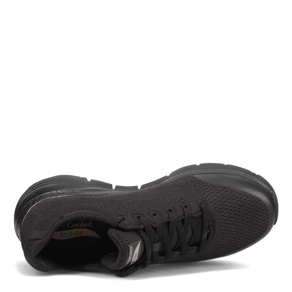Men's Skechers Arch Fit Walking Shoe BLACK/BLACK 232040-BBK