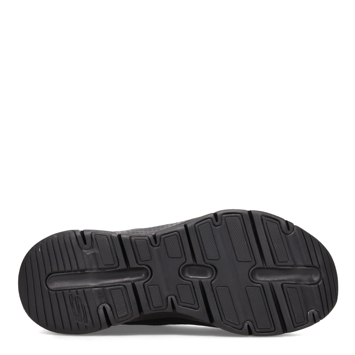 Peltz Shoes  Men's Skechers GOwalk Arch Fit - Charge Back Walking Shoe - Wide Width Black/Black 232042WW-BBK