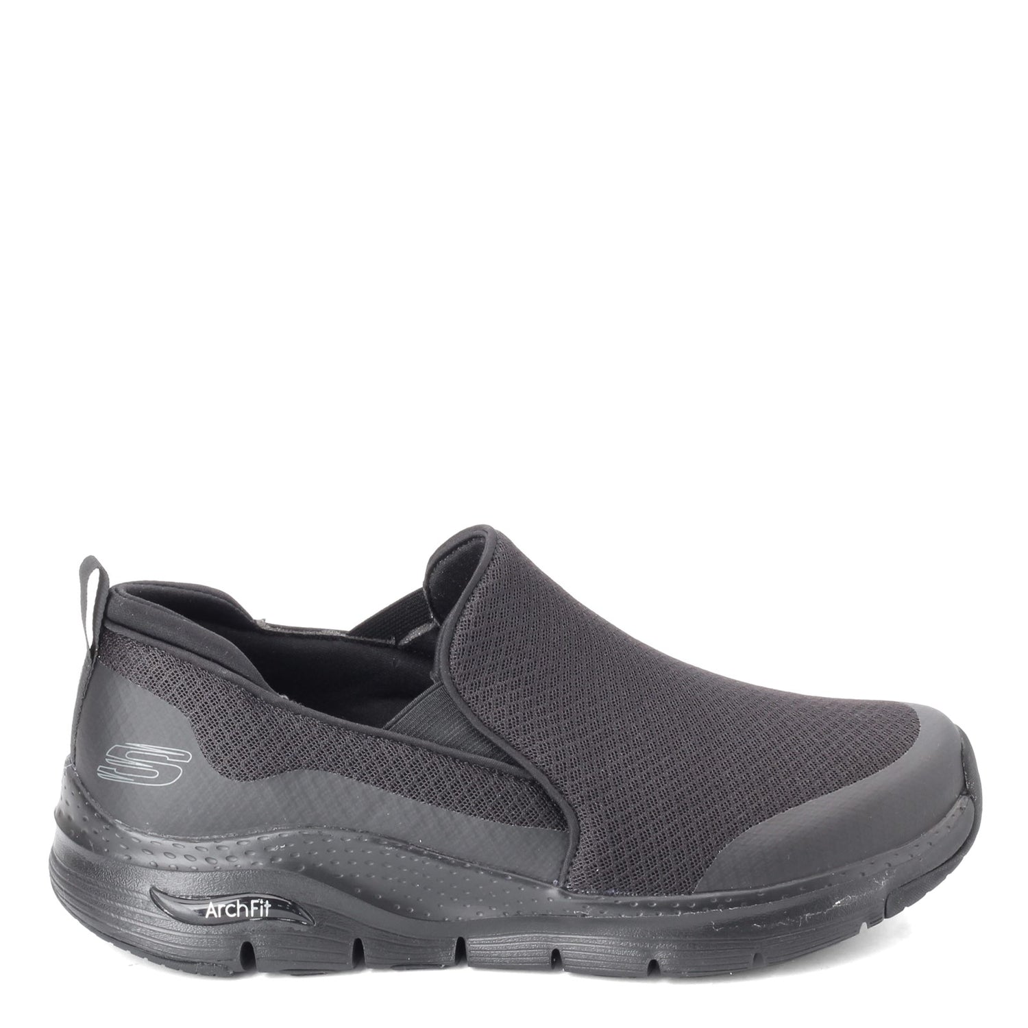 Peltz Shoes  Men's Skechers Arch Fit - Banlin Slip-On Sneaker BLACK 232043-BBK