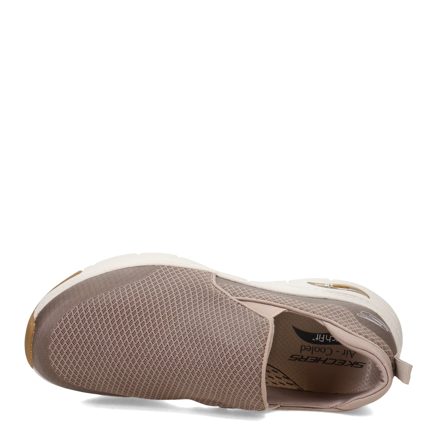 Peltz Shoes  Men's Skechers Arch Fit - Banlin Slip-On Sneaker - Wide Width TAUPE 232043WW-TPE