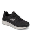 Peltz Shoes  Men's Skechers Relaxed Fit: D'Lux Walker - Pensive Walking Shoe BLACK / WHITE 232045-BKW