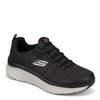 Peltz Shoes  Men's Skechers Relaxed Fit: D'Lux Walker - Pensive - Wide Width BLACK / WHITE 232045WW-BKW
