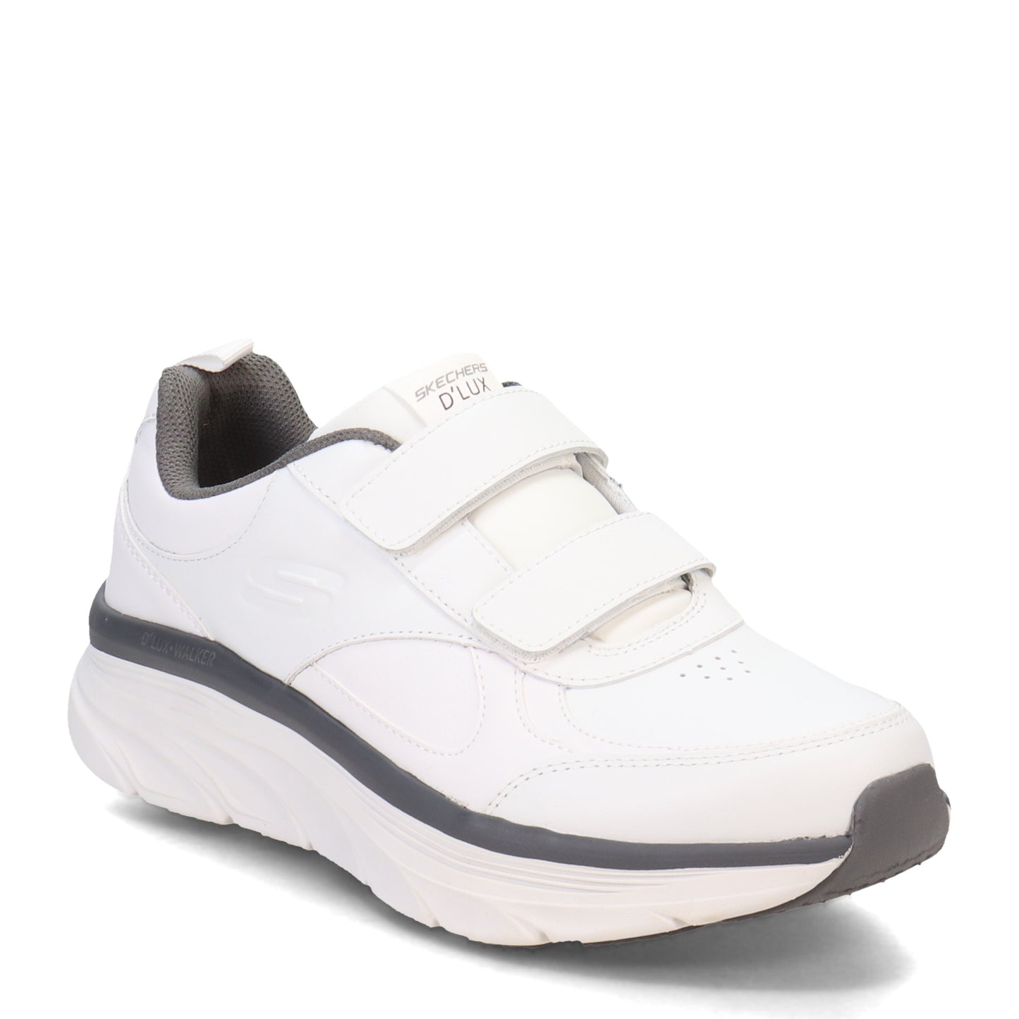 Peltz Shoes  Men's Skechers Relaxed Fit: D'Lux Walker - Composer Walking Shoe WHITE 232165-WCC