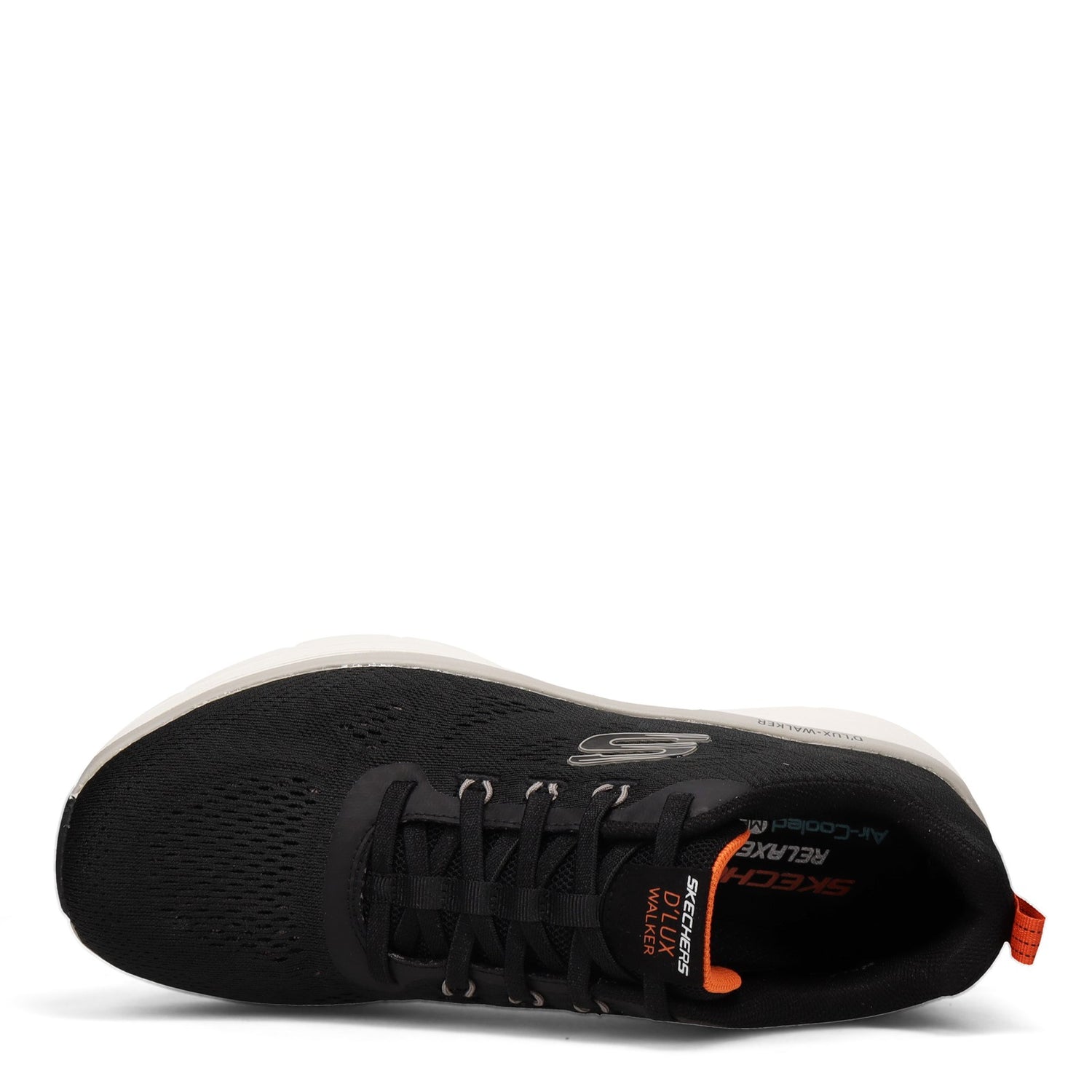 Peltz Shoes  Men's Skechers Relaxed Fit: D'Lux Walker - Commuter Walking Shoe - Wide Width BLACK 232261WW-BLK