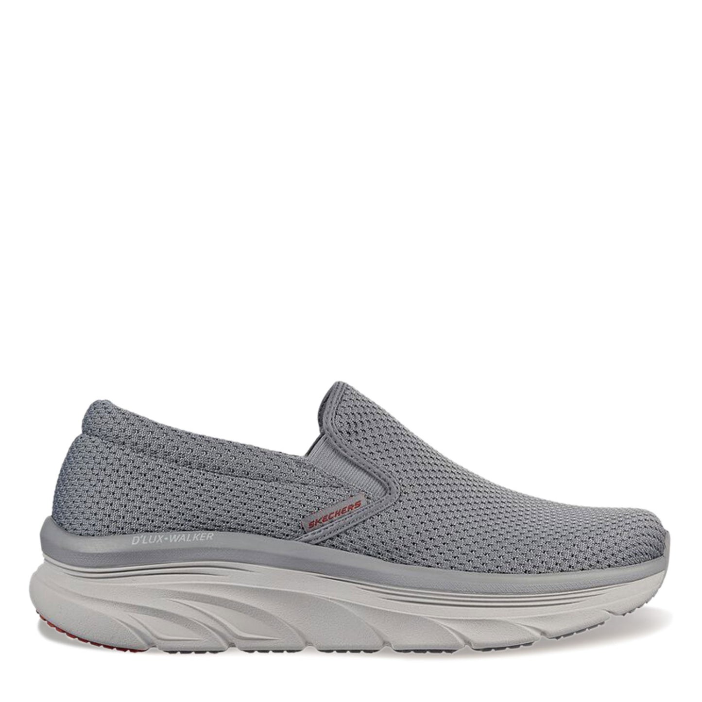 Peltz Shoes  Men's Skechers Relaxed Fit: D'Lux Walker - Merlino Walking Shoe GRAY 232262-GRY