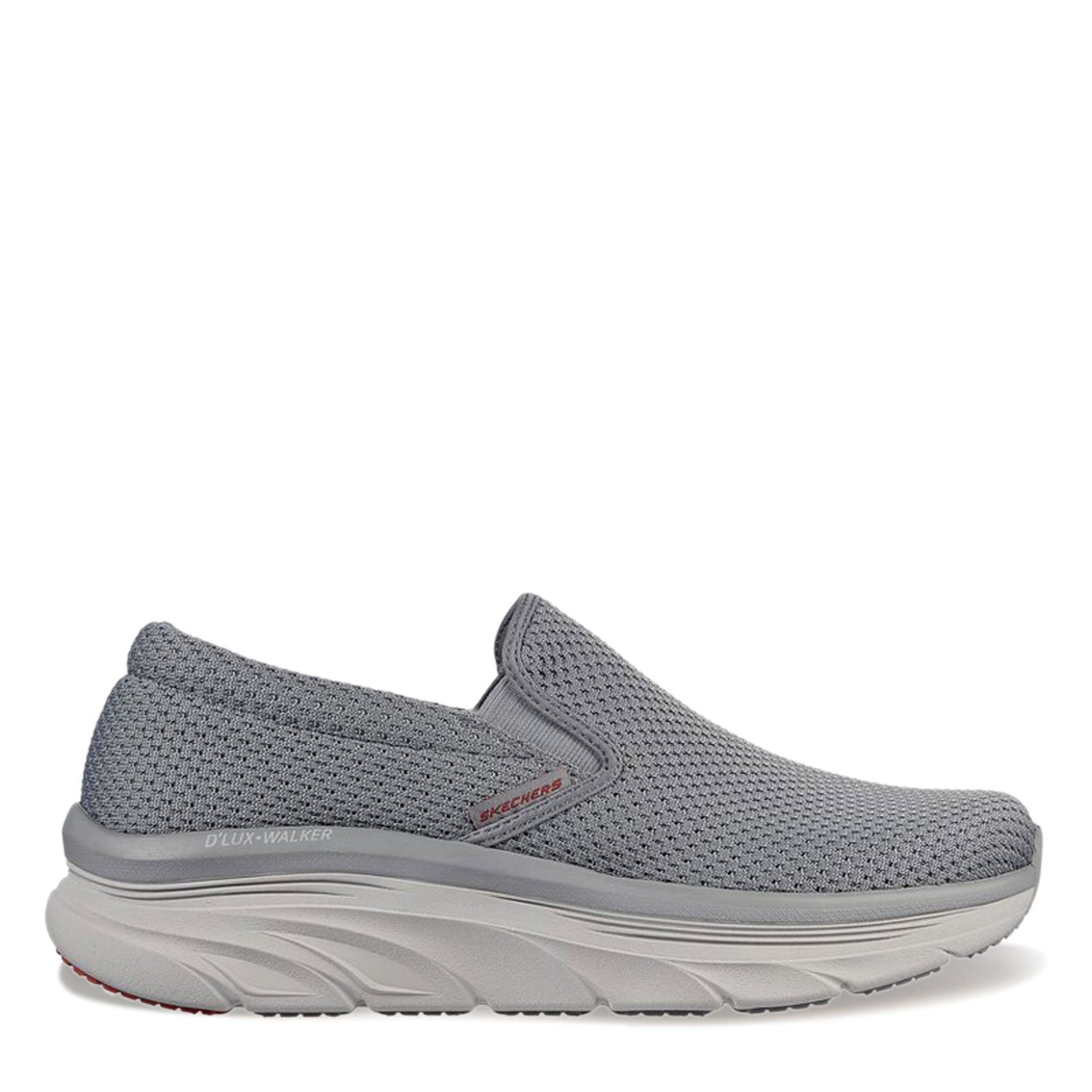 Peltz Shoes  Men's Skechers Relaxed Fit: D'Lux Walker - Merlino Walking Shoe GRAY 232262-GRY