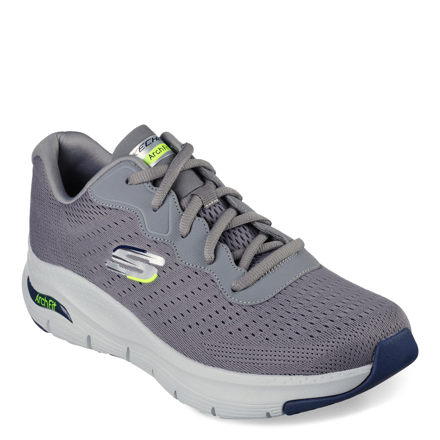 Peltz Shoes  Men's Skechers Arch Fit Infinity Cool Walking Shoe GRAY 232303-GRY