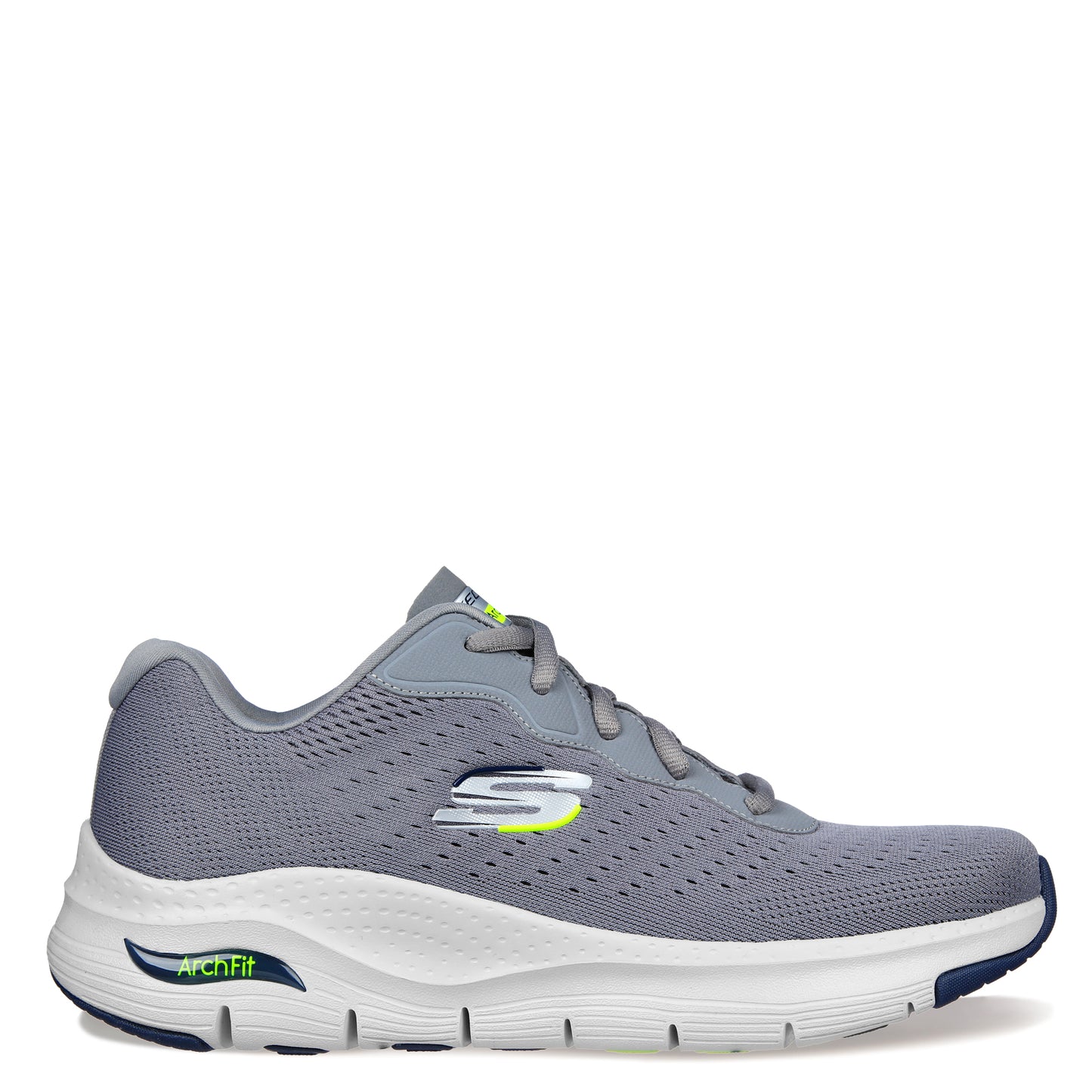 Peltz Shoes  Men's Skechers Arch Fit Infinity Cool Walking Shoe GRAY 232303-GRY