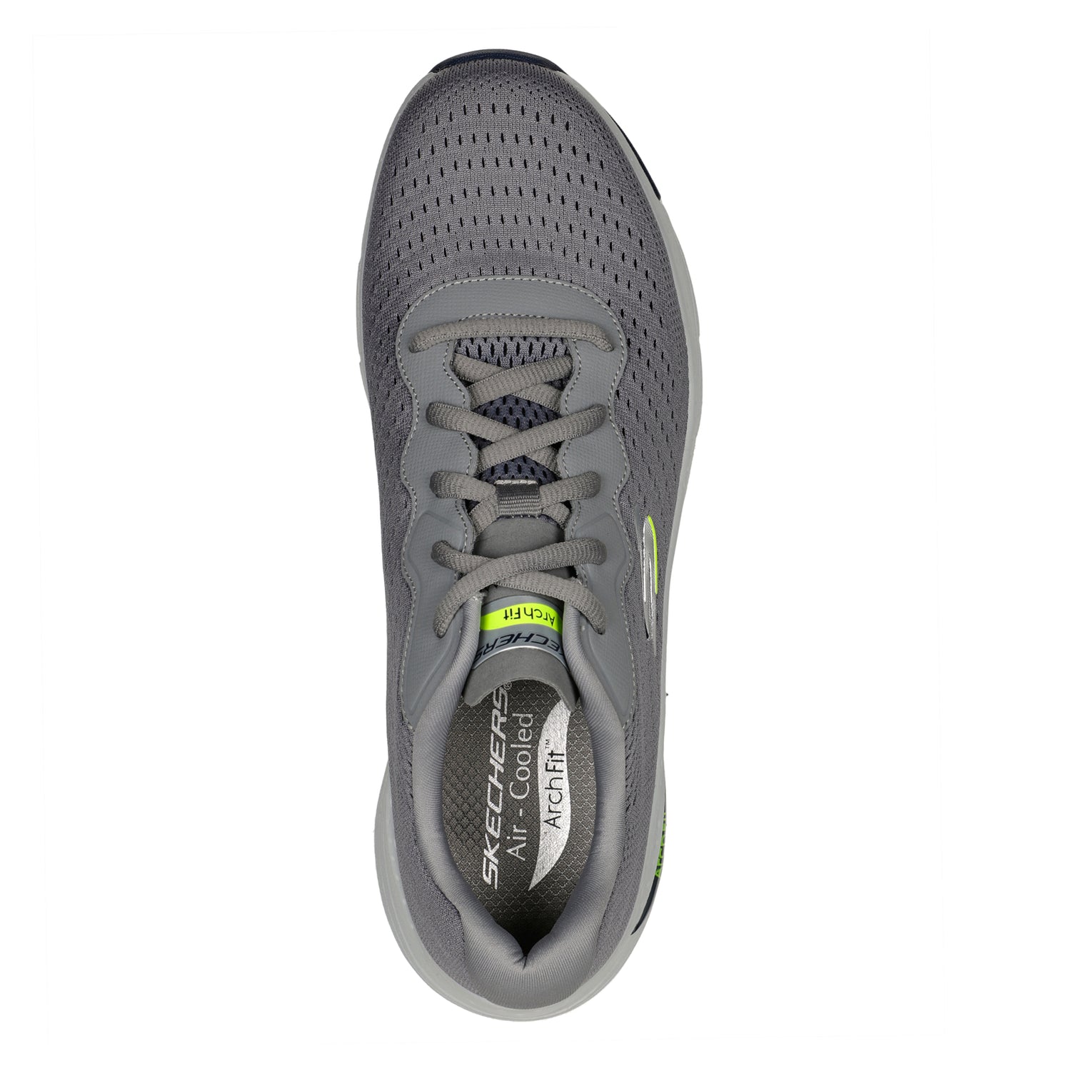 Peltz Shoes  Men's Skechers Arch Fit Infinity Cool Walking Shoe GRAY 232303-GRY