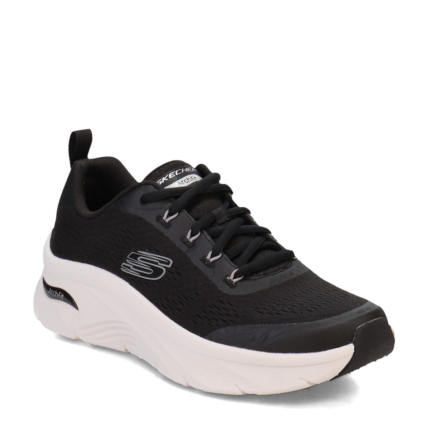 Peltz Shoes  Men's Skechers Arch Fit D'Lux - Sumner Walking Shoe BLACK 232502-BKW