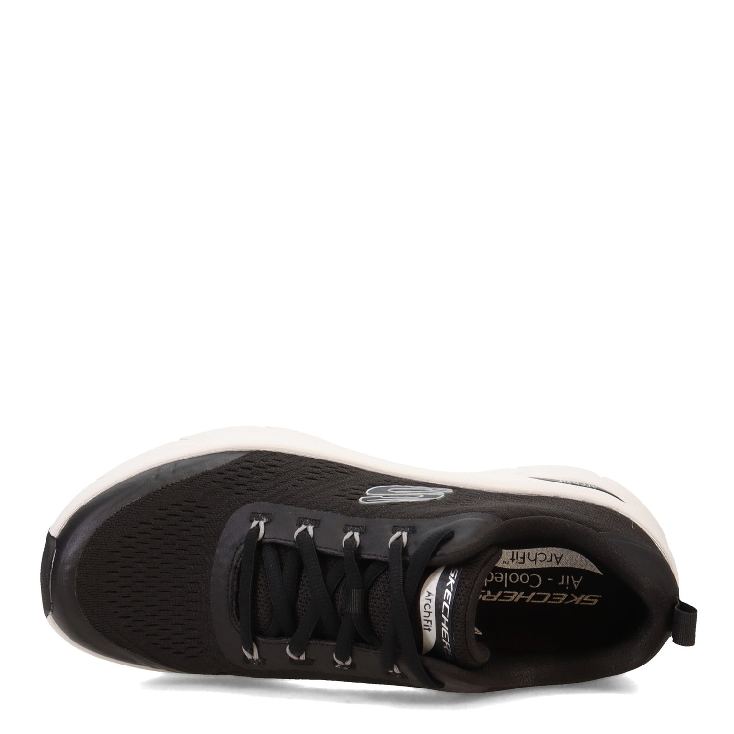 Peltz Shoes  Men's Skechers Arch Fit D'Lux - Sumner Walking Shoe BLACK 232502-BKW
