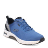 Peltz Shoes  Men's Skechers Arch Fit Kholer Sneaker Blue Grey 232554-BLGY