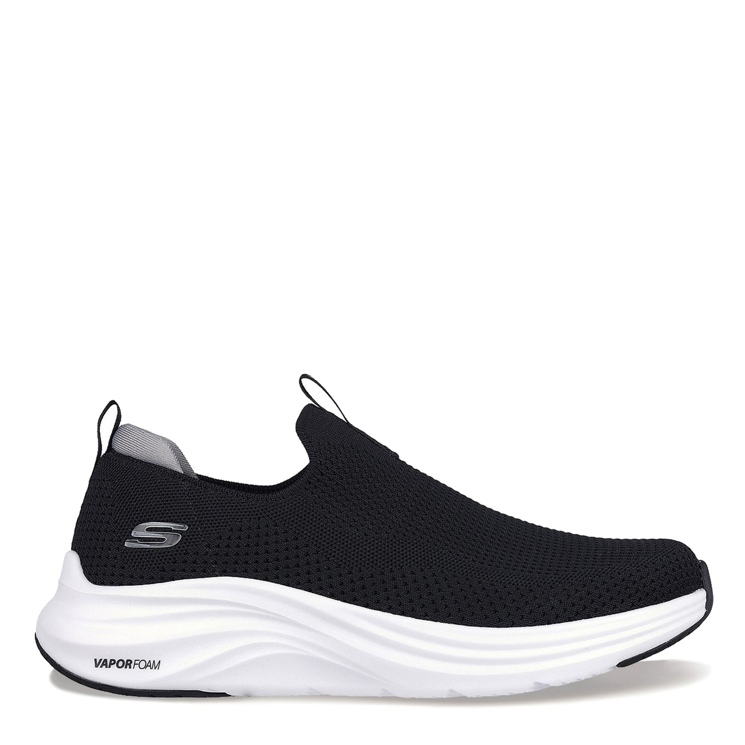 Peltz Shoes  Men's Skechers Vapor Foam – Covert Sneaker Black Grey 232629-BKGY