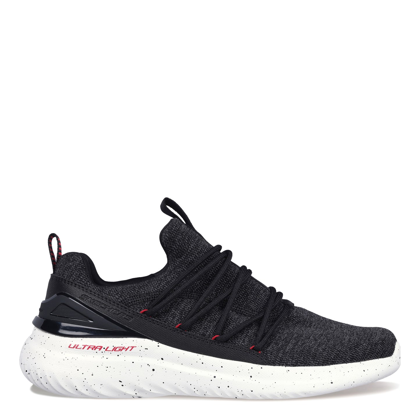 Peltz Shoes  Men's Skechers Bounder 2.0 - Future Currents Sneaker Black Red 232679-BKRD